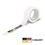 Taśma Klej Eko Solwentowy 120m. 2592 szt. - 3 kolory